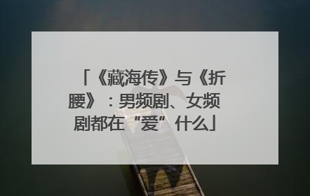 《藏海传》与《折腰》：男频剧、女频剧都在“爱”什么