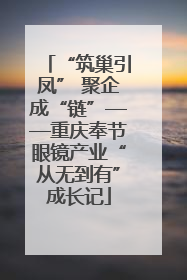 “筑巢引凤” 聚企成“链”——重庆奉节眼镜产业“从无到有”成长记