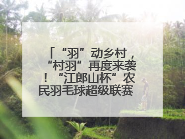 “羽”动乡村，“村羽”再度来袭！“江郎山杯”农民羽毛球超级联赛第二站圆满落幕
