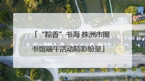 “粽香”书海 株洲市图书馆端午活动精彩纷呈