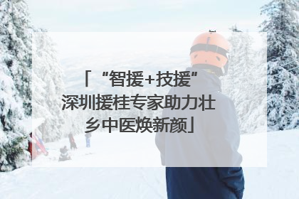 “智援+技援” 深圳援桂专家助力壮乡中医焕新颜