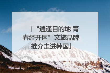 “逍遥目的地 青春经开区”文旅品牌推介走进韩国