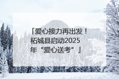 爱心接力再出发！柘城县启动2025年“爱心送考”