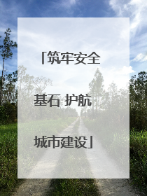 筑牢安全基石 护航城市建设