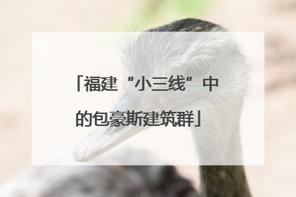 福建“小三线”中的包豪斯建筑群
