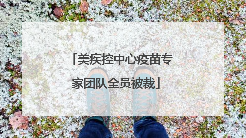 美疾控中心疫苗专家团队全员被裁