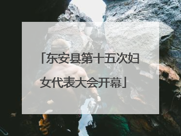 东安县第十五次妇女代表大会开幕