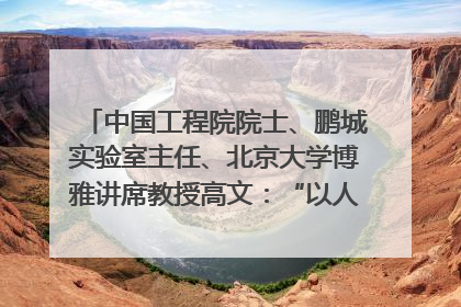 中国工程院院士、鹏城实验室主任、北京大学博雅讲席教授高文：“以人为本 智能向善” 推动文化与科技相生相促｜聚焦2025文化强国建设高峰论坛