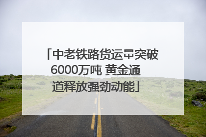 中老铁路货运量突破6000万吨 黄金通道释放强劲动能
