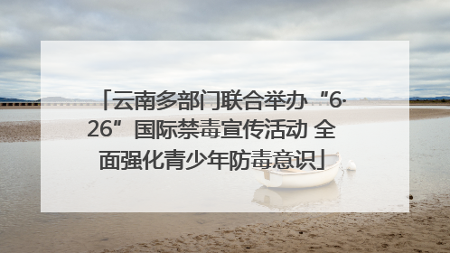 云南多部门联合举办“6·26”国际禁毒宣传活动 全面强化青少年防毒意识