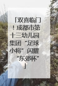 双喜临门！成都市第十三幼儿园集团“足球小将”闪耀“东郊杯”