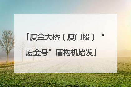 厦金大桥（厦门段）“厦金号”盾构机始发