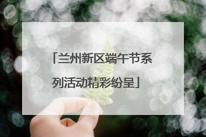 兰州新区端午节系列活动精彩纷呈