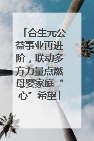 合生元公益事业再进阶，联动多方力量点燃母婴家庭“心”希望