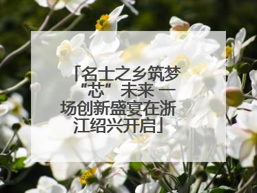 名士之乡筑梦“芯”未来 一场创新盛宴在浙江绍兴开启