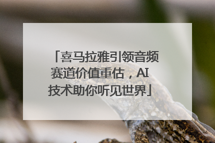 喜马拉雅引领音频赛道价值重估，AI技术助你听见世界
