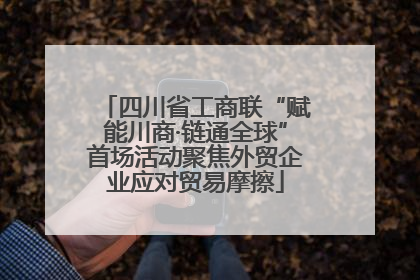 四川省工商联“赋能川商·链通全球”首场活动聚焦外贸企业应对贸易摩擦