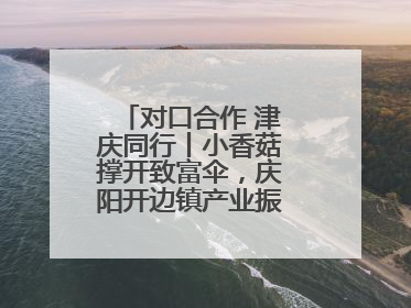 对口合作 津庆同行丨小香菇撑开致富伞，庆阳开边镇产业振兴有“蘑”力