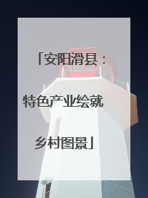 安阳滑县：特色产业绘就乡村图景