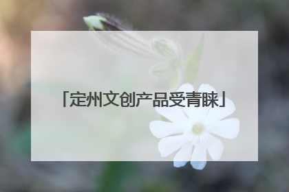 定州文创产品受青睐