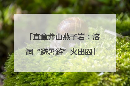 宜章莽山燕子岩：溶洞“避暑游”火出圈