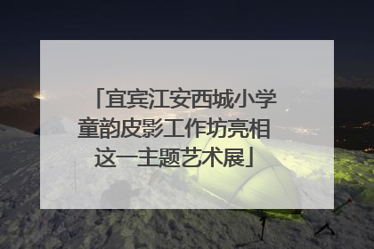 宜宾江安西城小学童韵皮影工作坊亮相这一主题艺术展
