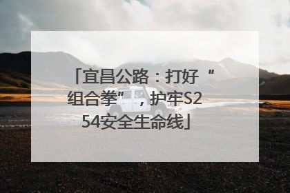 宜昌公路：打好“组合拳”，护牢S254安全生命线