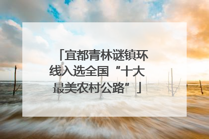 宜都青林谜镇环线入选全国“十大最美农村公路”