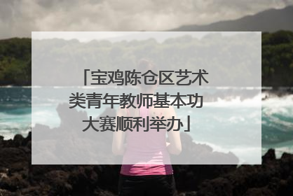 宝鸡陈仓区艺术类青年教师基本功大赛顺利举办