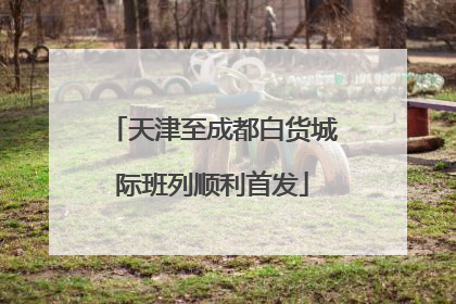 天津至成都白货城际班列顺利首发