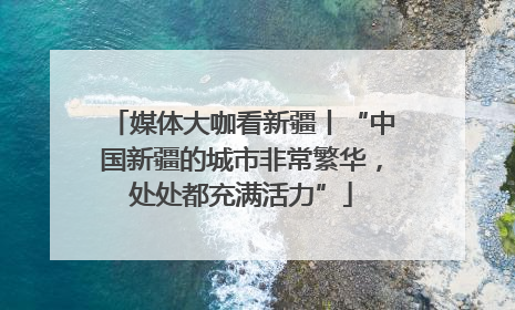 媒体大咖看新疆丨“中国新疆的城市非常繁华，处处都充满活力”