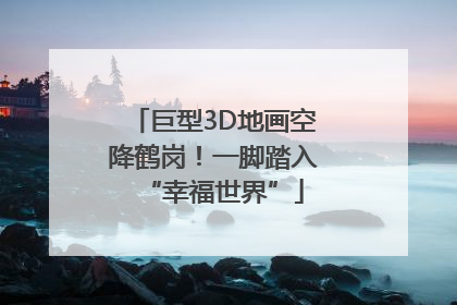 巨型3D地画空降鹤岗！一脚踏入“幸福世界”