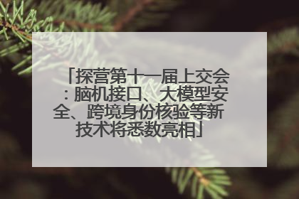 探营第十一届上交会：脑机接口、大模型安全、跨境身份核验等新技术将悉数亮相