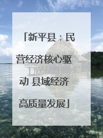 新平县：民营经济核心驱动 县域经济高质量发展