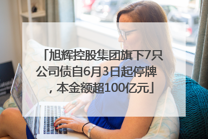 旭辉控股集团旗下7只公司债自6月3日起停牌，本金额超100亿元