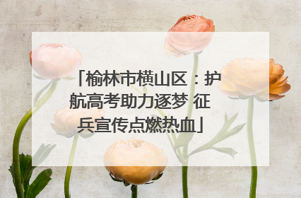 榆林市横山区：护航高考助力逐梦 征兵宣传点燃热血