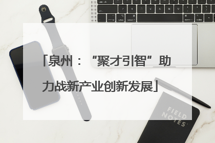 泉州：“聚才引智”助力战新产业创新发展