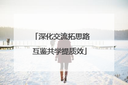 深化交流拓思路 互鉴共学提质效