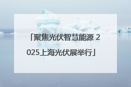 聚焦光伏智慧能源 2025上海光伏展举行