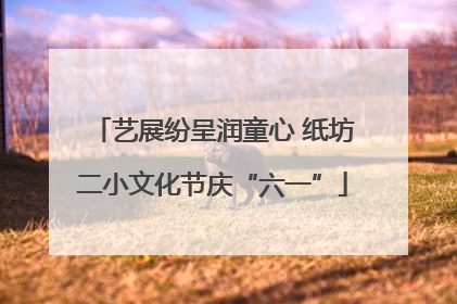 艺展纷呈润童心 纸坊二小文化节庆“六一”