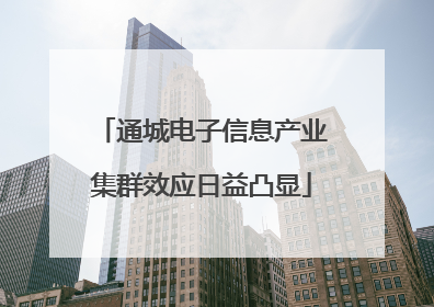 通城电子信息产业集群效应日益凸显