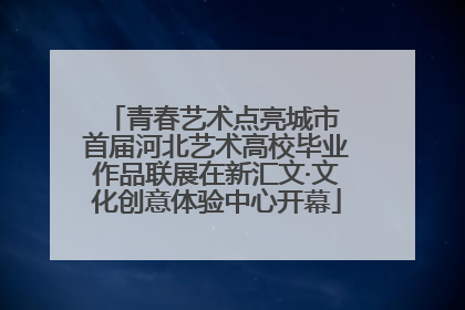 青春艺术点亮城市 首届河北艺术高校毕业作品联展在新汇文·文化创意体验中心开幕