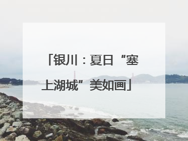 银川：夏日“塞上湖城”美如画