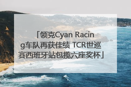 领克Cyan Racing车队再获佳绩 TCR世巡赛西班牙站包揽六座奖杯