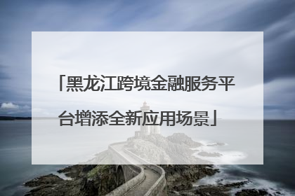 黑龙江跨境金融服务平台增添全新应用场景