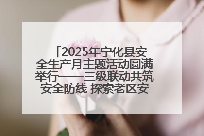 2025年宁化县安全生产月主题活动圆满举行——三级联动共筑安全防线 探索老区安全发展新路径