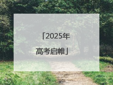2025年高考启帷