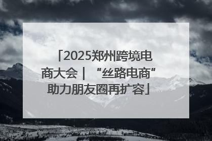 2025郑州跨境电商大会｜“丝路电商”助力朋友圈再扩容