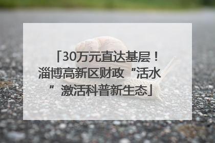 30万元直达基层！淄博高新区财政“活水”激活科普新生态